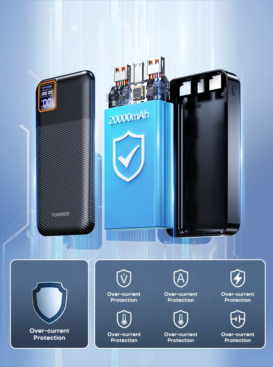 מטען נייד  20000mAh