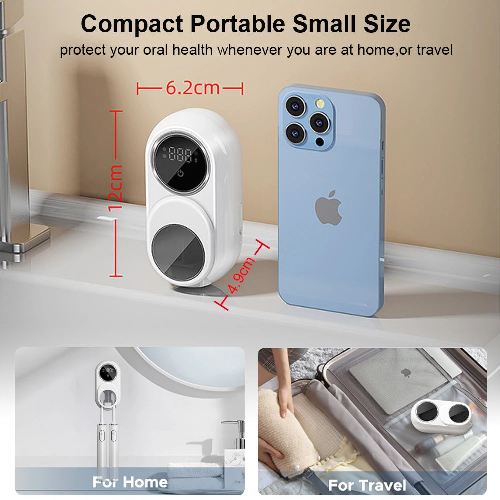 מברשת שיניים ניידת עם סטריליזציה